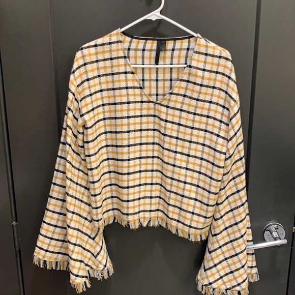 Top shop bell sleeved blouse - Picture 1 of 2